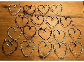 Barbed Wire Heart Favors/or