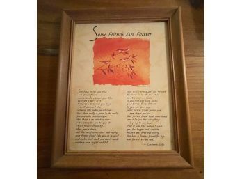 Some Friends Are Forever, Large Framed Print