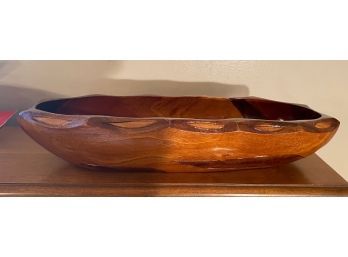 Beautiful Vintage Carved Wooden Bowl