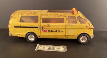 Pressed Metal Vintage Pressed Metal Tonka Toy School Bus