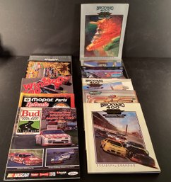11 Official NASCAR Race Programs Form The 1990s