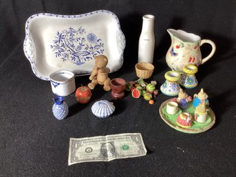 Large Lot Of Miniature Table Top Items