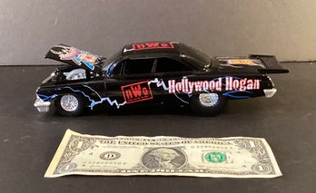 Vintage Die Cast Metal Hulk Hogan Hollywood Car 1:24 Vehicle In Black