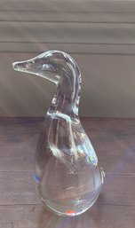 Small Steuben Glass Goose