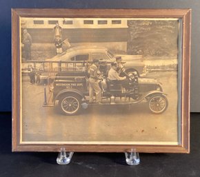 Vintage Westbrook Fire Department Photo From 1940-50s