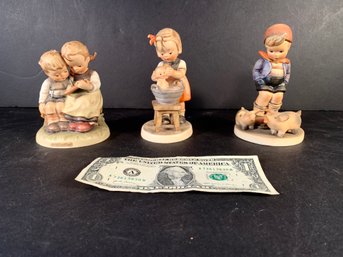 3 Vintage Hummel Figurines  #  319, 346, 66