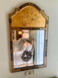 Decorator Chinoiserie Decorated 2 Section Mirror