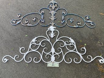 Two Iron Fancy Outdoor Decorations