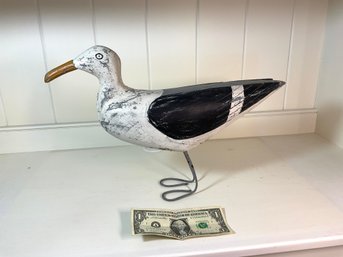 Vintage Carved & Painted Seagull Decoy
