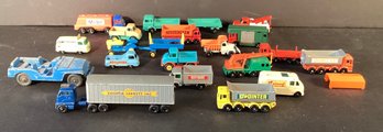 Vintage 21 Vehicle Salute!  Die-cast Trucks, Cars, And Other Vehicles