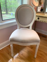 Classic French Louis XVI  Upholstered Side / Desk Chair