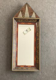 Original Highly Decorative & Imaginary  Nena Marsh  Crested Mirror