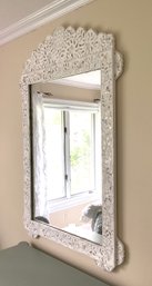 A Beautiful Mother Of Pearl Inlaid Ethan Allen Large Mirror