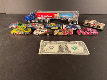 NASCAR 9 Cars And One Fuel Truck  Matchbox  Collection!