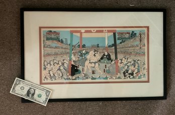 Japanese Edo Print  By Toyokuni Ichiyosai