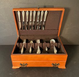 43 Pieces Of Tiffany Sterling Flatware  Faneuil Pattern