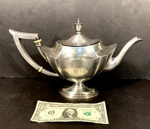 Vintage Plymouth Pattern Gorham Sterling Silver Tea Pot   # 19