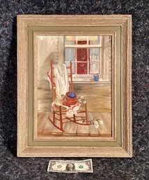 Original Framed Oil Painting Signed By Artist B. Pope