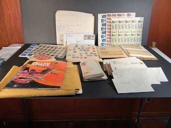 Vintage Stamp Collection With Early Postmarks And More