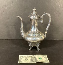 Antique Baroque French Hallmarked Silver Tea Pot  # 15
