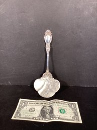 Wallace Lucerne Sterling Silver  Petite Four Serving Spoon #2
