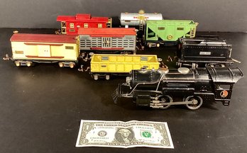 Set Of 8 Vintage  Lionel Trains  Made In The United States