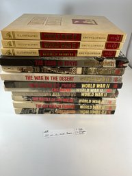 LOT OF 12 WWII BOOKS: 9 TIME LIFE, 3 ENCYLOPEDIA OF WWII