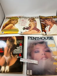 LOT OF 5 PENTHOUSES (1980S)