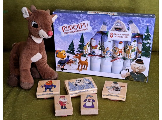 Christmas Crackers, Stamps And Rudolph!