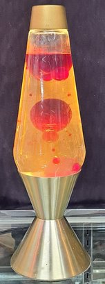 Vintage Lava Lamp In Red