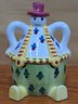 Vintage Hand Painted Biscotti Jar Made In Italy