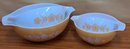 Set Of Four Pyrex Butterfly Gold Cinderella Mixing Bowls