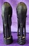 Beautiful Pair Of Ebony Busts From Africa