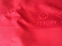 Authentic Louis Vuitton Scarf In Stunning Red!