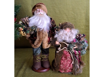 Vintage Santa Statue And Tree Topper!