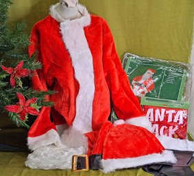 Awesome Santa Suit W/ Toy Sack