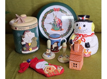 Cookie Jars, Vintage Cookie Stamps, Mug, Clock And More!