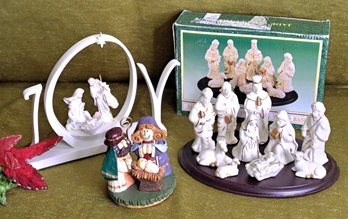 Nativity Set, Lighted Joy, Whimsical Nativity