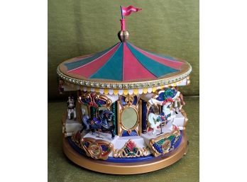 Vintage Mr Christmas Holiday Merry Go Round (Deluxe)