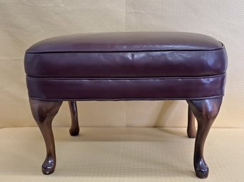 Lovely Leather Footstool