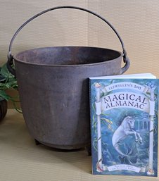 Big Cast Iron Cauldron And A Magical Almanac!