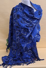 Bold And Blue Chico's Scarf