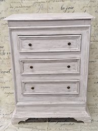 Country Style Custom Painted Three Drawer Chest