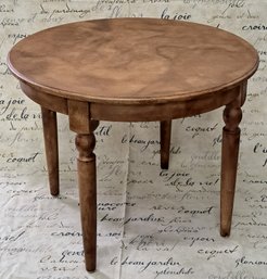 Custom Painted Faux Marble Occasional Table