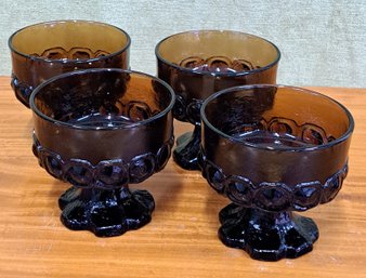 Set Of 4 Vintage Tiffin Franciscan Madiera Sherbet Dishes