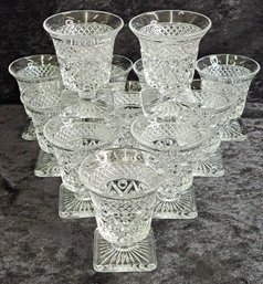 Set Of Twelve Imperial Glass Cape Cod Juice, Oyster Or Fruit Cocktail Glasses