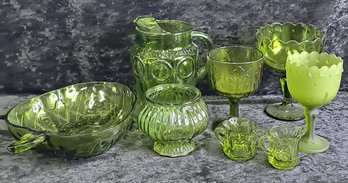 Vintage Green Glass Lovers...You're Welcome!