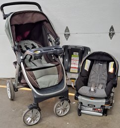 Chicco Bravo Travel System Stroller, Carrier And Car Seats