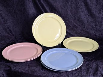 Vintage Lu-ray Pastels By Taylor, Smith And T (TS&T) 10' Dinner Plates