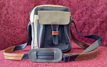 Fab Multicolored  Leather Crossbody Bag